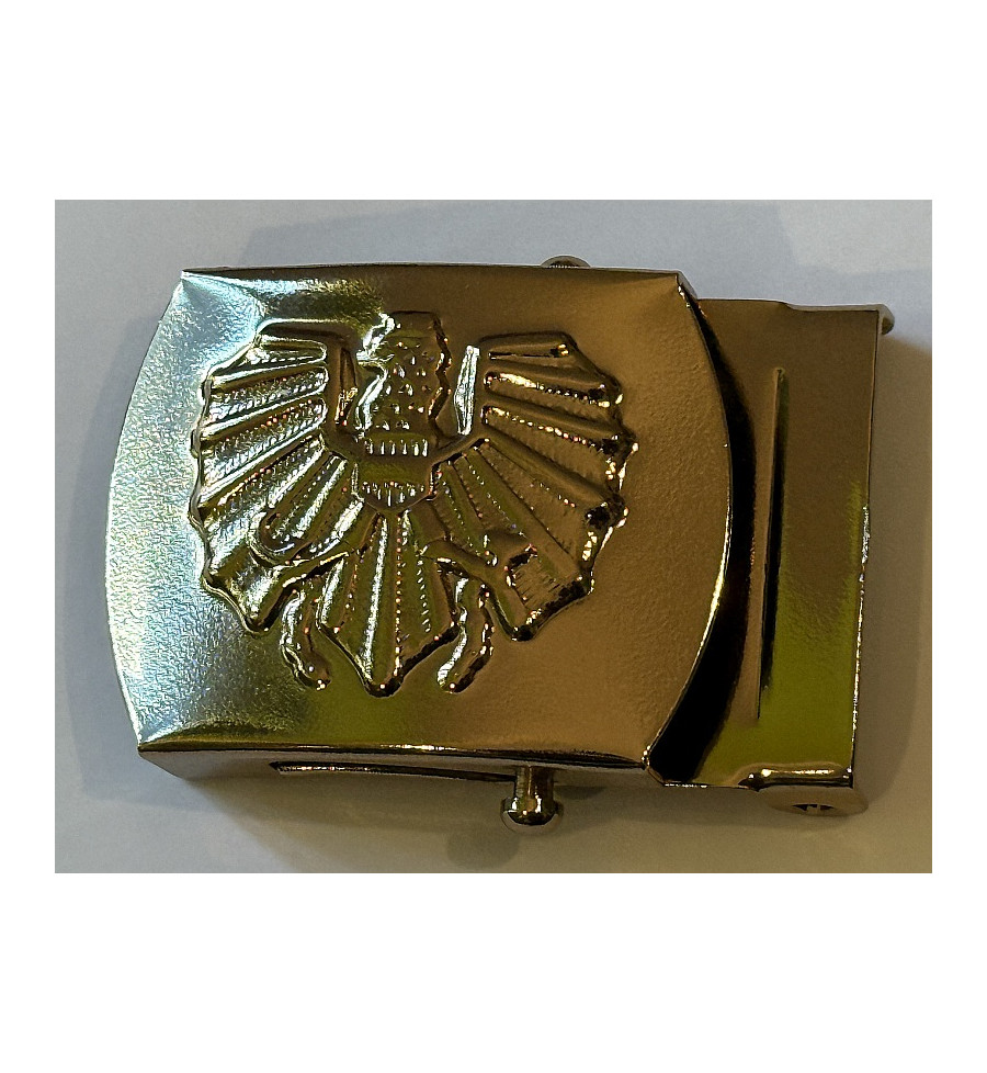 Gürtelschnalle für Textilgürtel, vergoldet