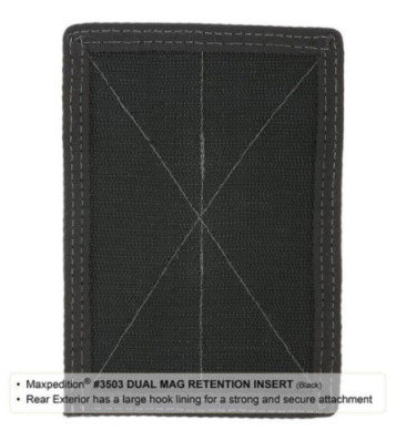 Maxpedition 3503B Dual Mag Pouch Insert - black