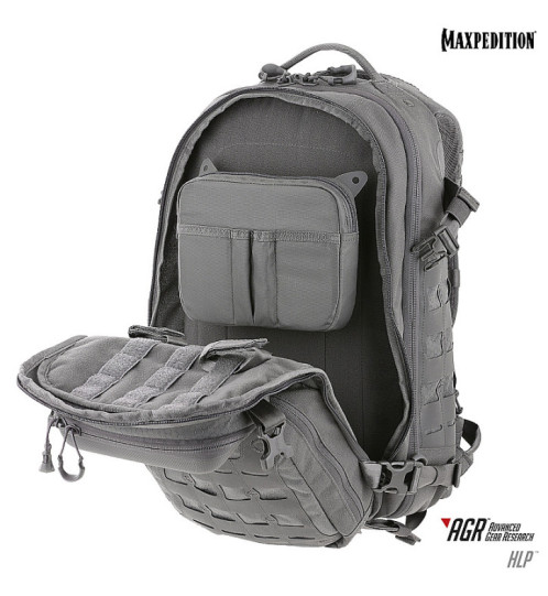 Maxpedition HLPGRY Hook & Loop Pouch - grey