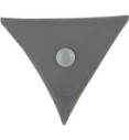 Maxpedition TCPGRY Triangle Coin Pouch - grey