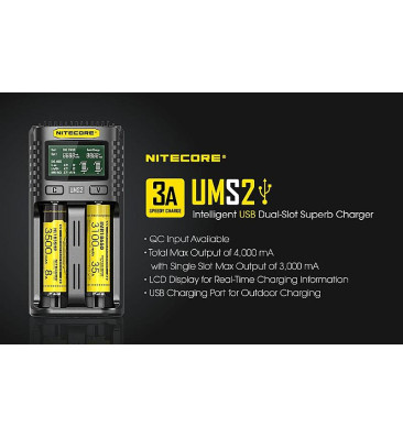 Nitecore_UMS2_USB-Schnelladegerät