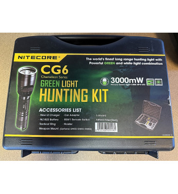 Nitecore CG6 Green Light Hunting Kit