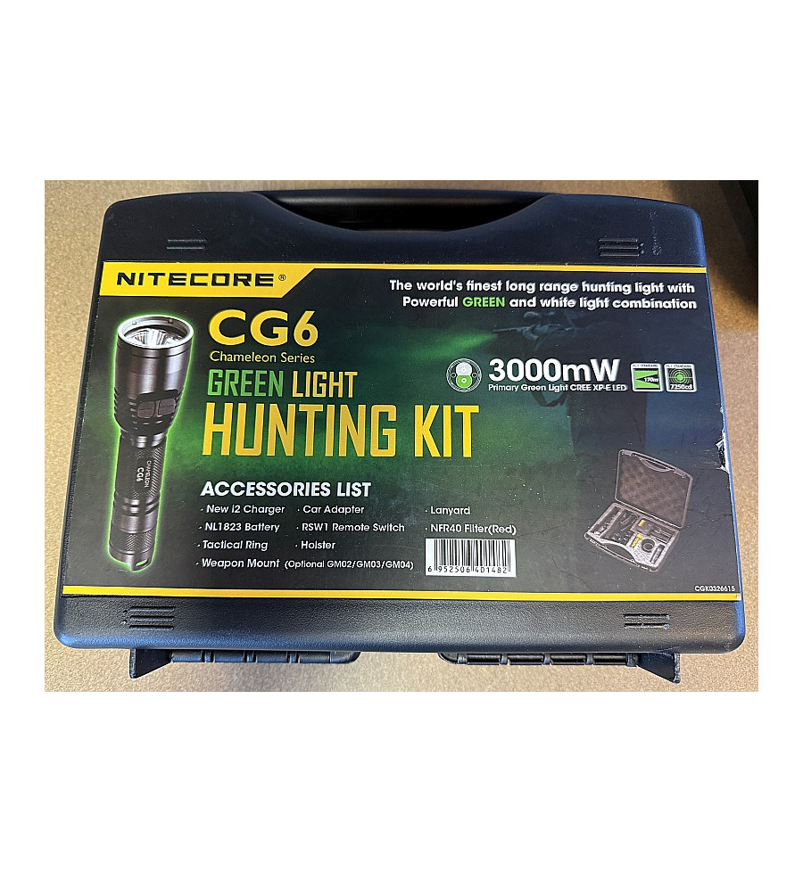 Nitecore CG6 Green Light Hunting Kit
