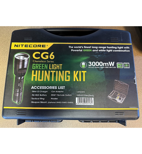 Nitecore CG6 Green Light Hunting Kit