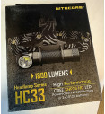 Nitecore HC33 Stirnlampe Schwarz - 1.800 lm