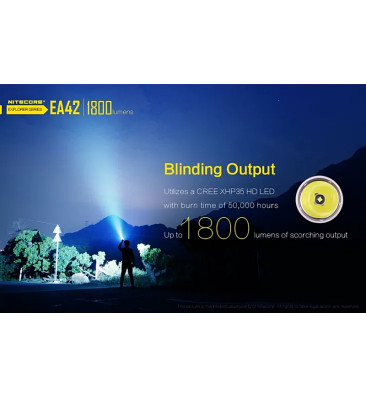 Nitecore EA42 - 1.800 lm