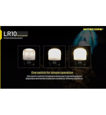 Nitecore LR10 Campbank - 250 lm